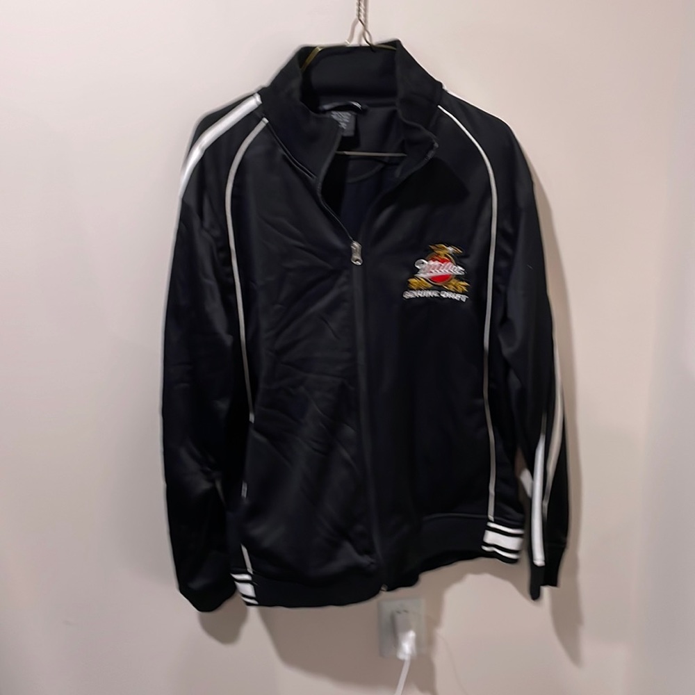Men’s Large Miller Genuine Draft Full Zip Sweater